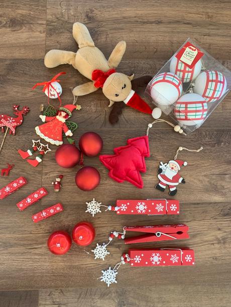 Vianočná sada - červená, 