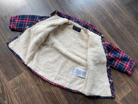 Mayoral káro košela+kožušinka vianočná 12m/80cm, mayoral,80