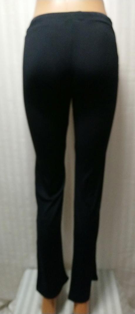 Dámske elastické čierne tepláky, landl, l, l