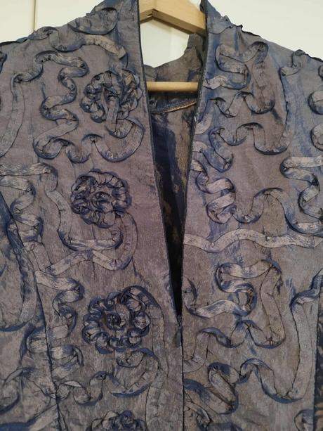 Blúzka zlato modrá, m