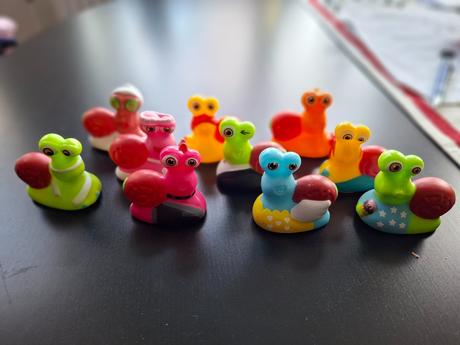 Predám gumennych slimákov zn bob snails, 