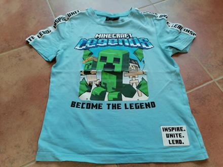 Tričko minecraft, veľ. 122, 122