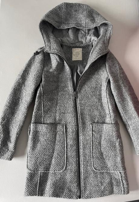 Esprit vlnený zimný kabát vel.xs, esprit,xs