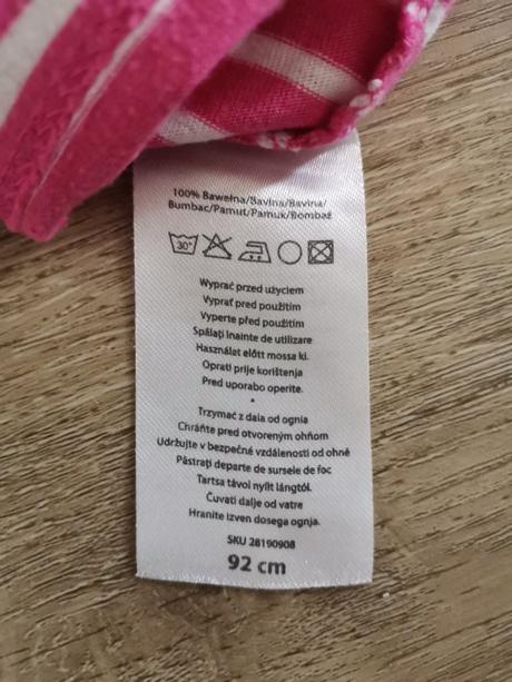 Tričko s dlhým rukávom, pepco,92