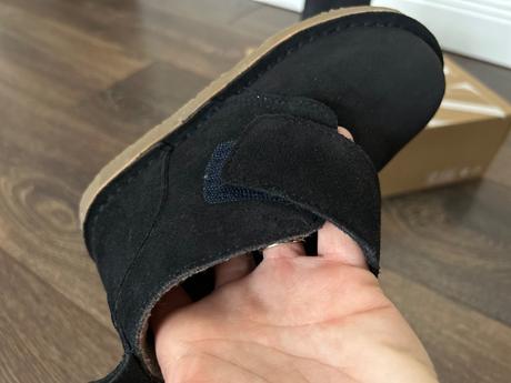 Kožené topánky v semišovej úprave, zara,28