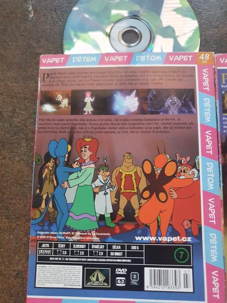 Dvd maxík, air bid, můj pritel pes,