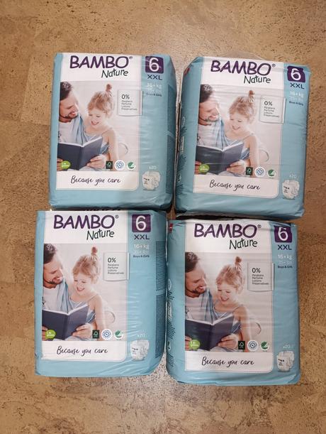 Plienky bambo, bambo,11 kg - 25 kg