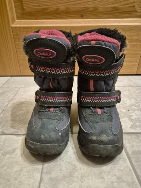 Čierna zimná obuv 24, 24