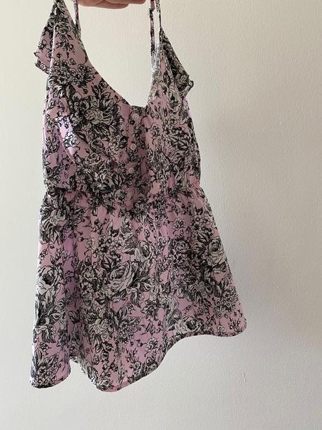 Jemny kvetinovy letný top, tally weijl,s