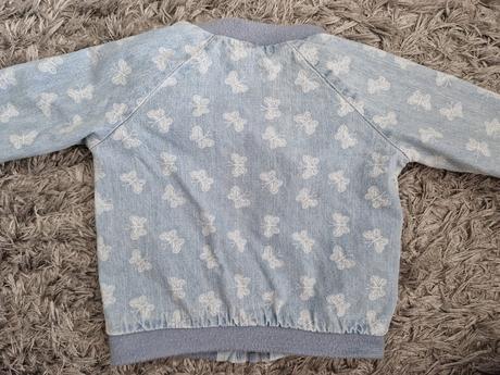 Tenšia dievčenská bunda veľ. 74, pepco,74