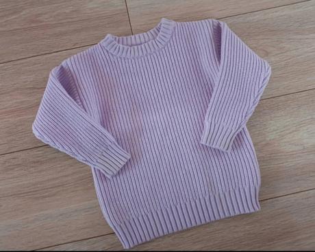 Pletený sveter pre dievča, 110