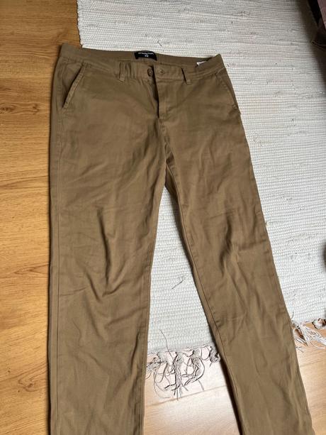 Hnedé nohavice pánske/ hnedé elegantne nohavice, sinsay,m