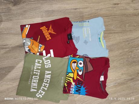 Tričká dlhý rukav, 128