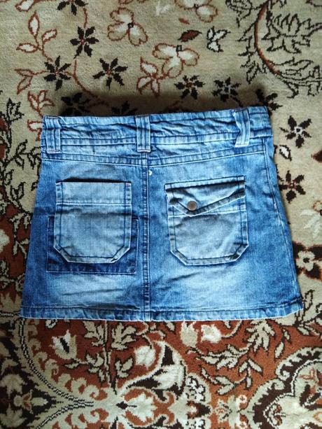 Detská riflova sukňa, 140