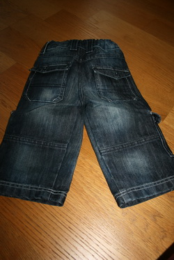 Riflové šortky modré, č. 110-116, zara,110