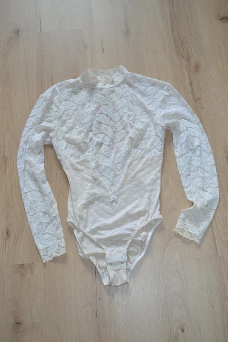 Biele elegantné čipkové body, veľkosť m, antony morato,m