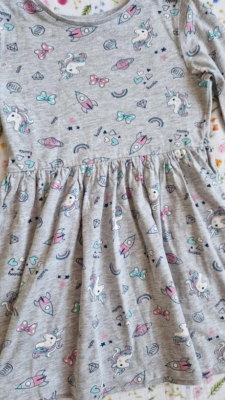 Šaty unicorn, dúha, f&f,104
