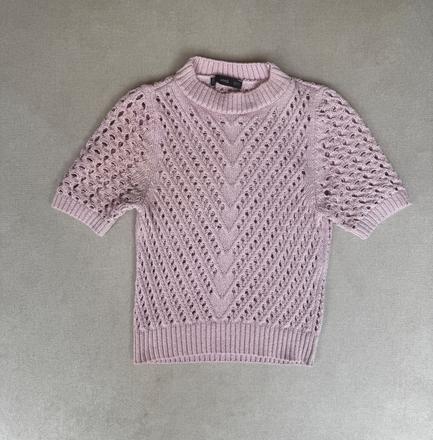 Pletený top, mango,s