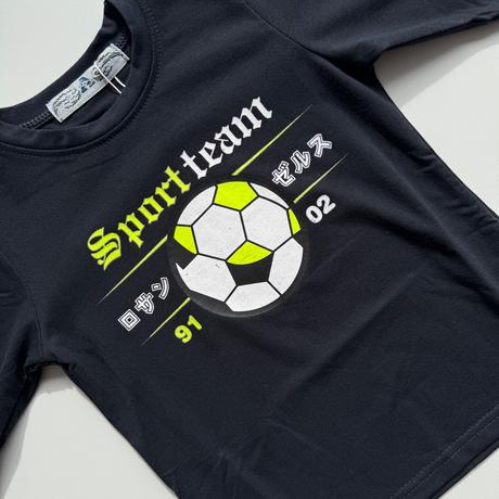 Chlapčenské tričko football čierna, 98 / 116