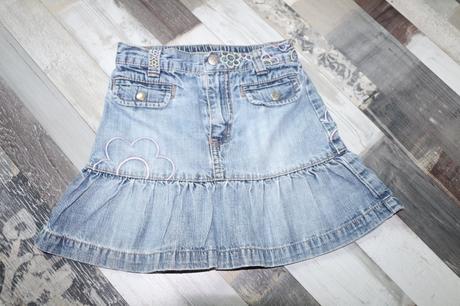 Riflová sukňa, h&m,98