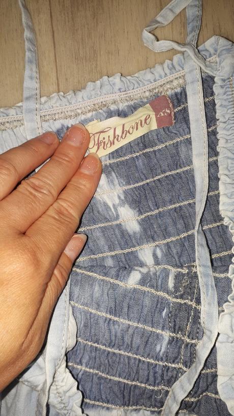 Letný top, fishbone,xs