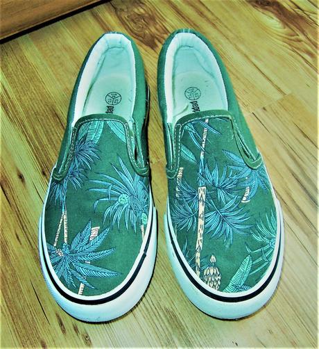 Plátené našuchovacie topánky, 36