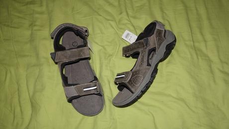 Nové kožené sandále frank walker, 39