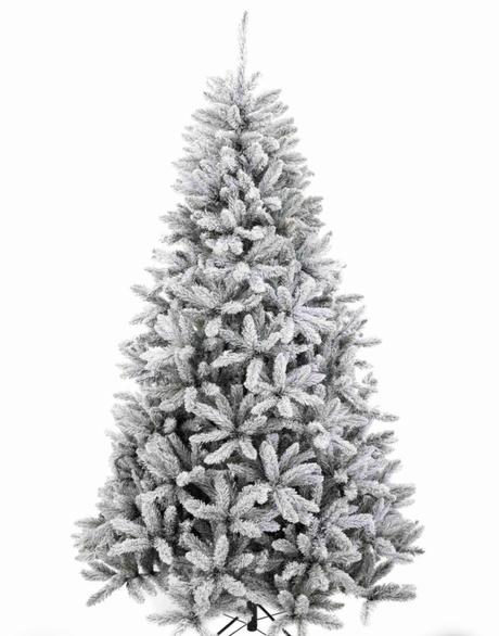 Zasnežený vianočný stromček smrek 250 cm, 