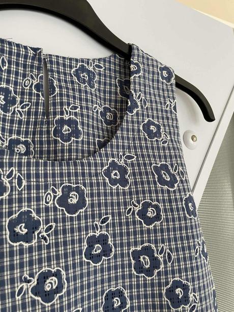 Plátenná madeirová blúzka, xl