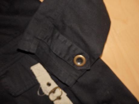 Cierna damska jarna bunda, s