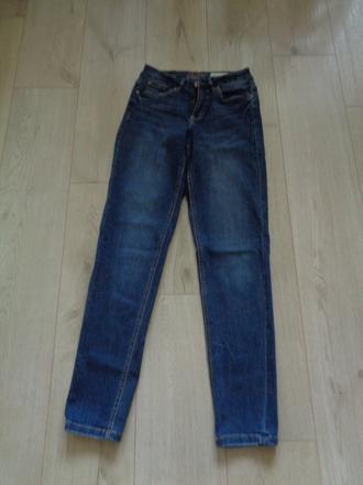 Elastické rifle, denim,34