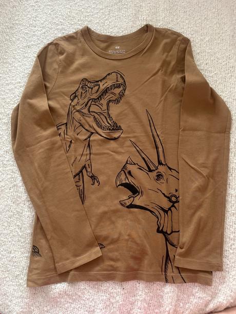 Tričká s dlhým rukávom, h&m,134