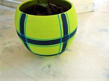 Zaujímavý veľký črepník, 