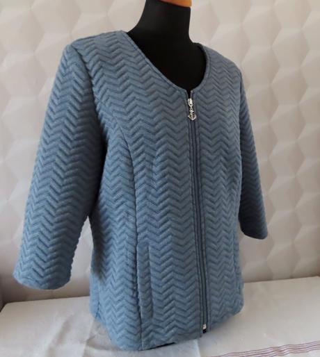 Fb fiora blue - sako s 3/4 rukávom, veľ. l, l