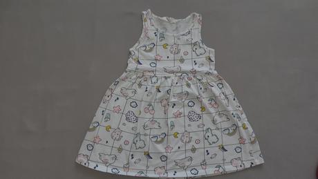 Saty h&m biele na ramienka v.98/104, h&m,98