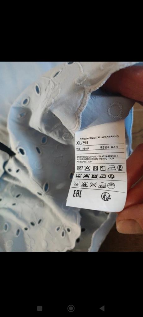Dámsky top tričko, benetton,xl