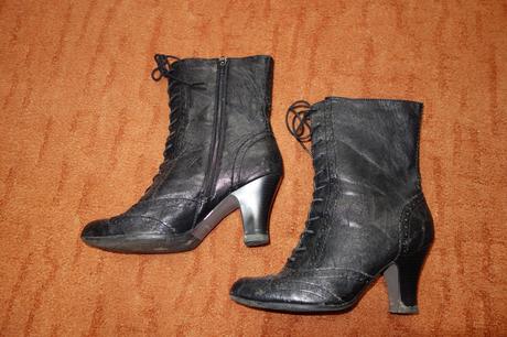 Dámske čierne čižmičky graceland, graceland,38