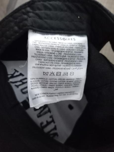 Čierna šiltovka newyork, new yorker