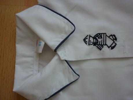 Košielka s výšivkou pre malého námorníka, c&a,68