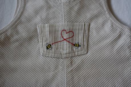 Menčestrové šaty, h&m,74