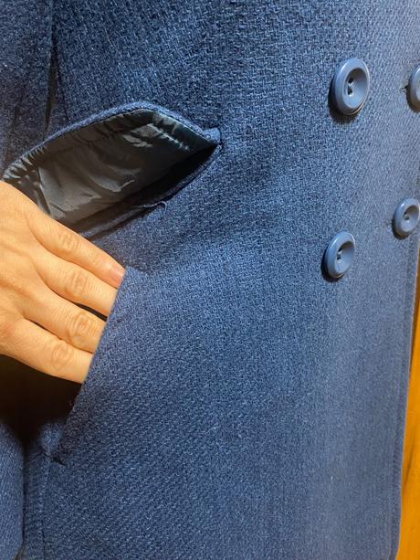 Oasis - tyrkysovo-modrý kabát, xs