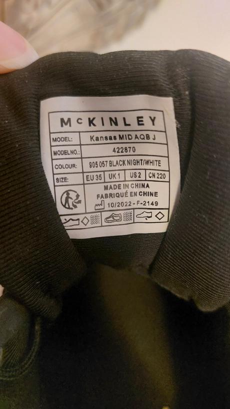 Turistické topánky mckinley, mc kinley,35