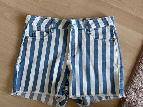 Riflové šortky, c&a,38