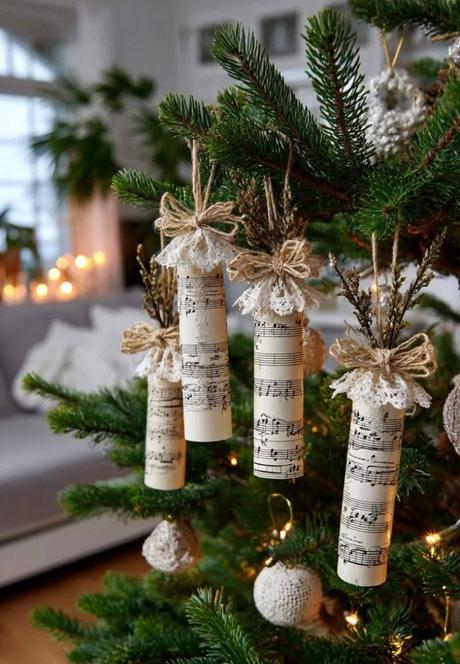 Starý notový papier 5 ks, 