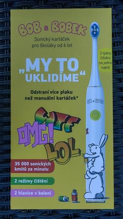 Bob a bobek - sonická zubná kefka 6+, 