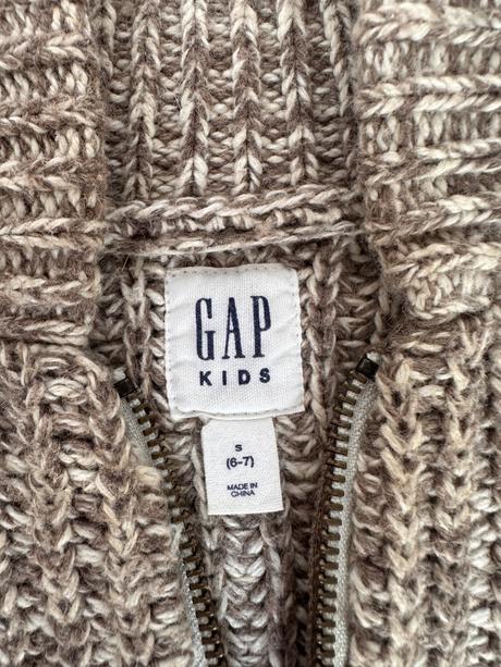 Gap chlapčenský hrejivý sveter na zips, gap,116