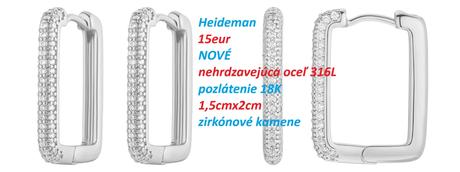 Náušnice so zirkónovými kameňmi 2, 