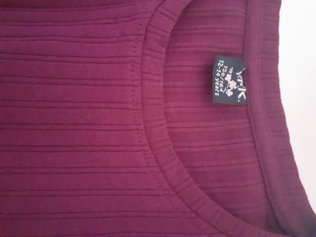 Fialovy dievcensky pulover, 164