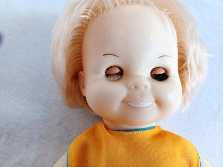 Retro bábika - chlapček 37cm,