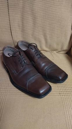 Pánske kožené spoločenské topánky, young spirit,41